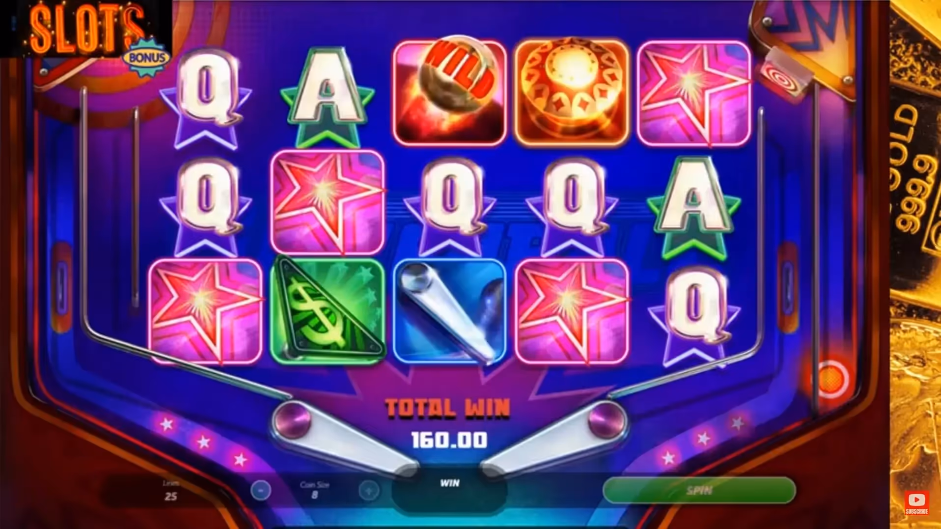 Silverball Slot Game - Pixijs, JS/TS, Audacity